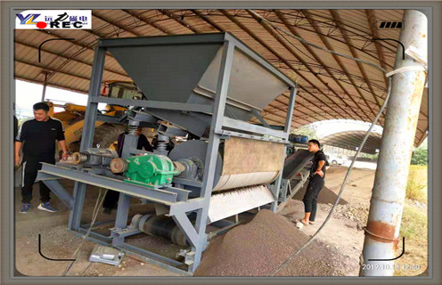 永磁铁矿磁选机，广西永磁铁矿磁选机_远力广西永磁铁矿磁选机的结构磁场分布图