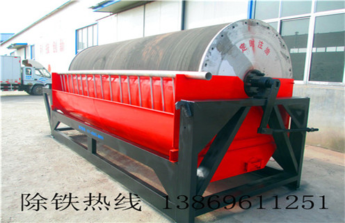 永磁筒式强磁磁选机，吉林永磁筒式强磁选机_远力吉林永磁筒式强磁选机批发的结构磁场分布图